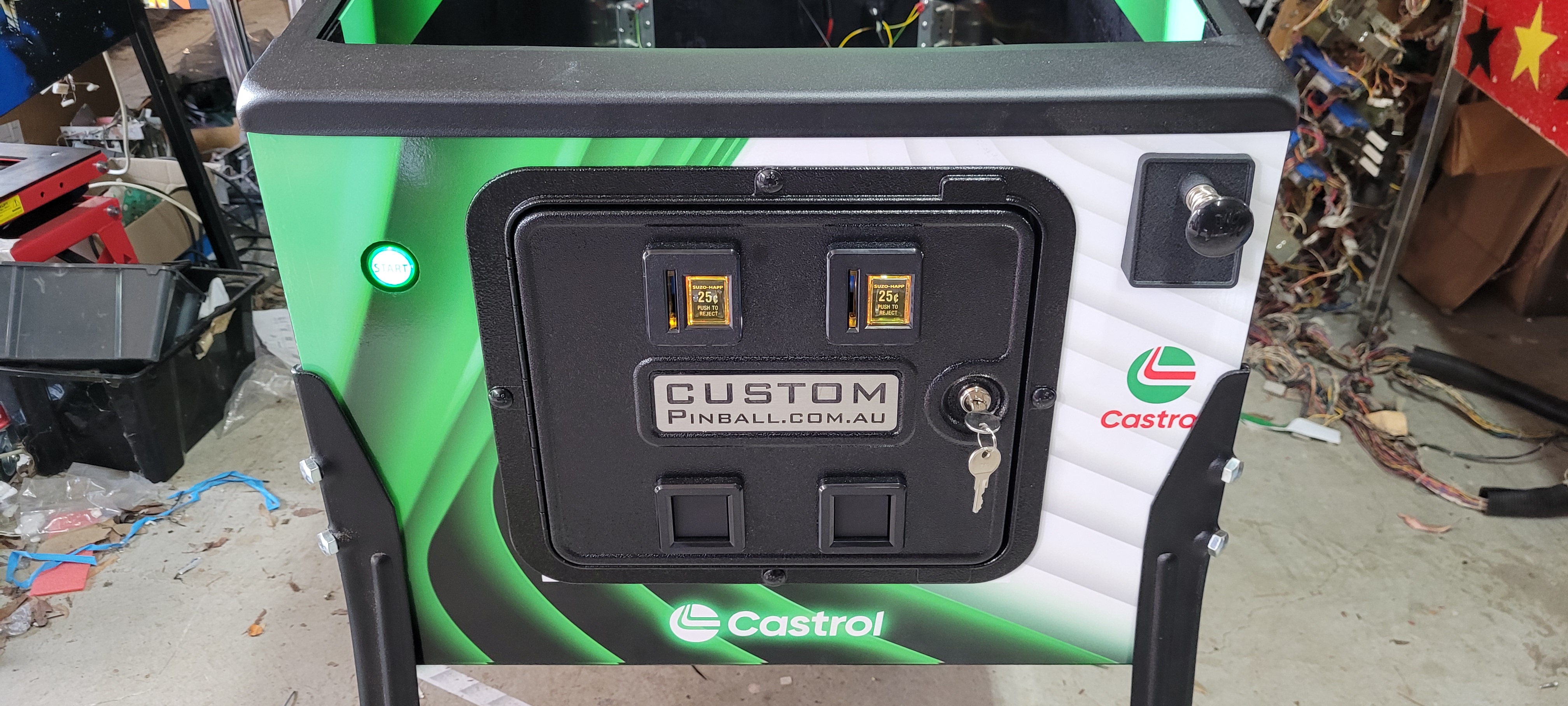 Castrol Custom Pinball