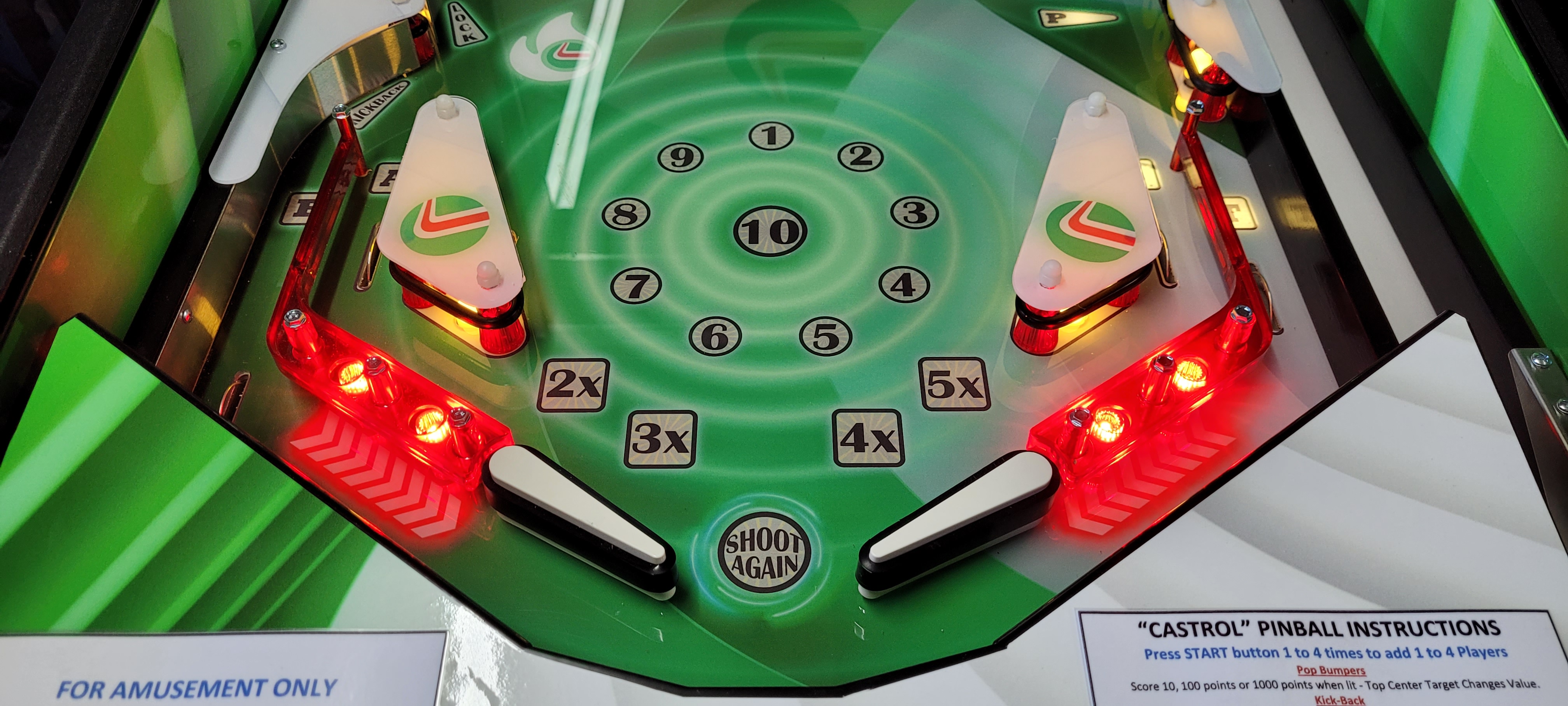Castrol Custom Pinball