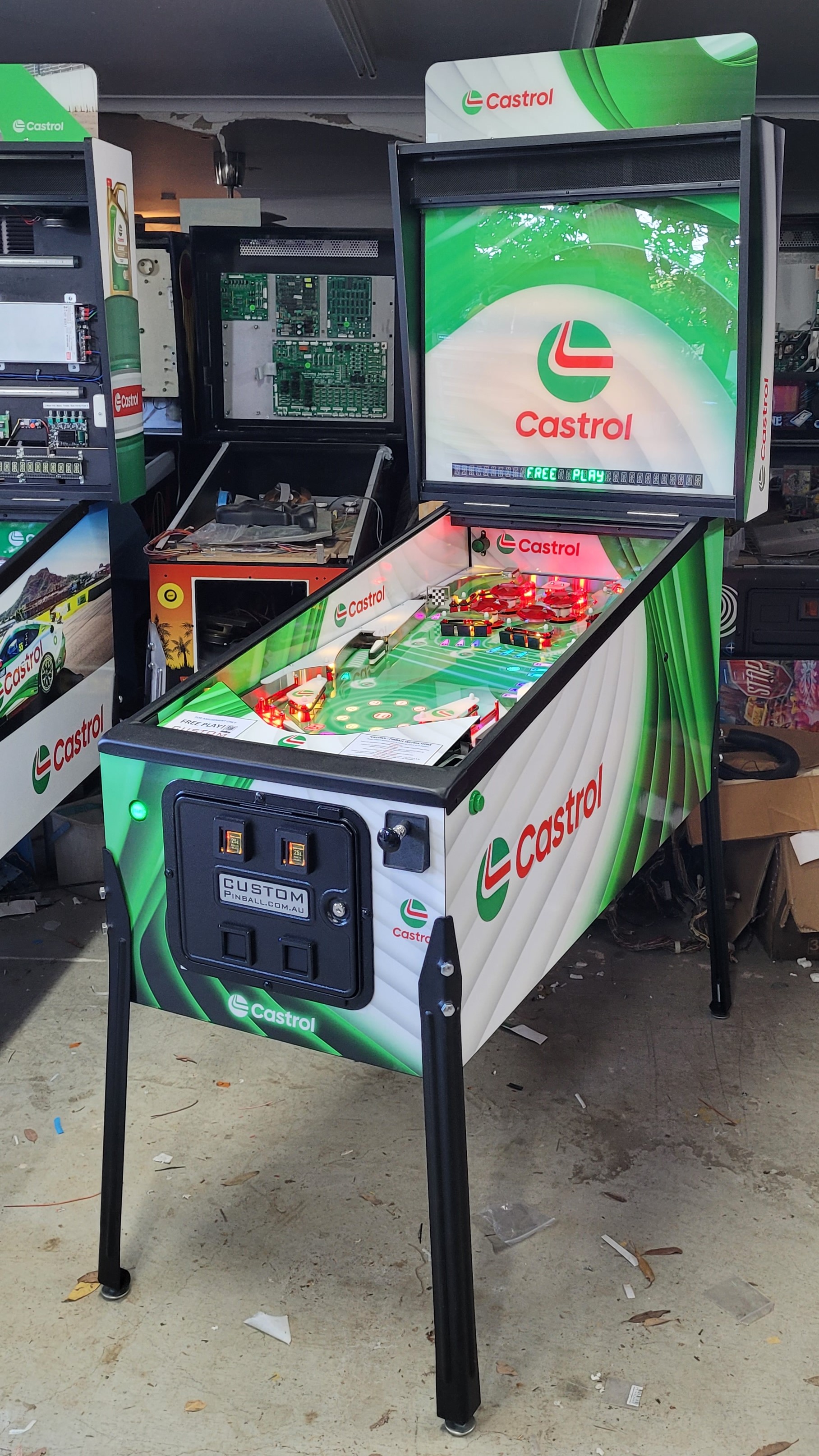 Castrol Custom Pinball
