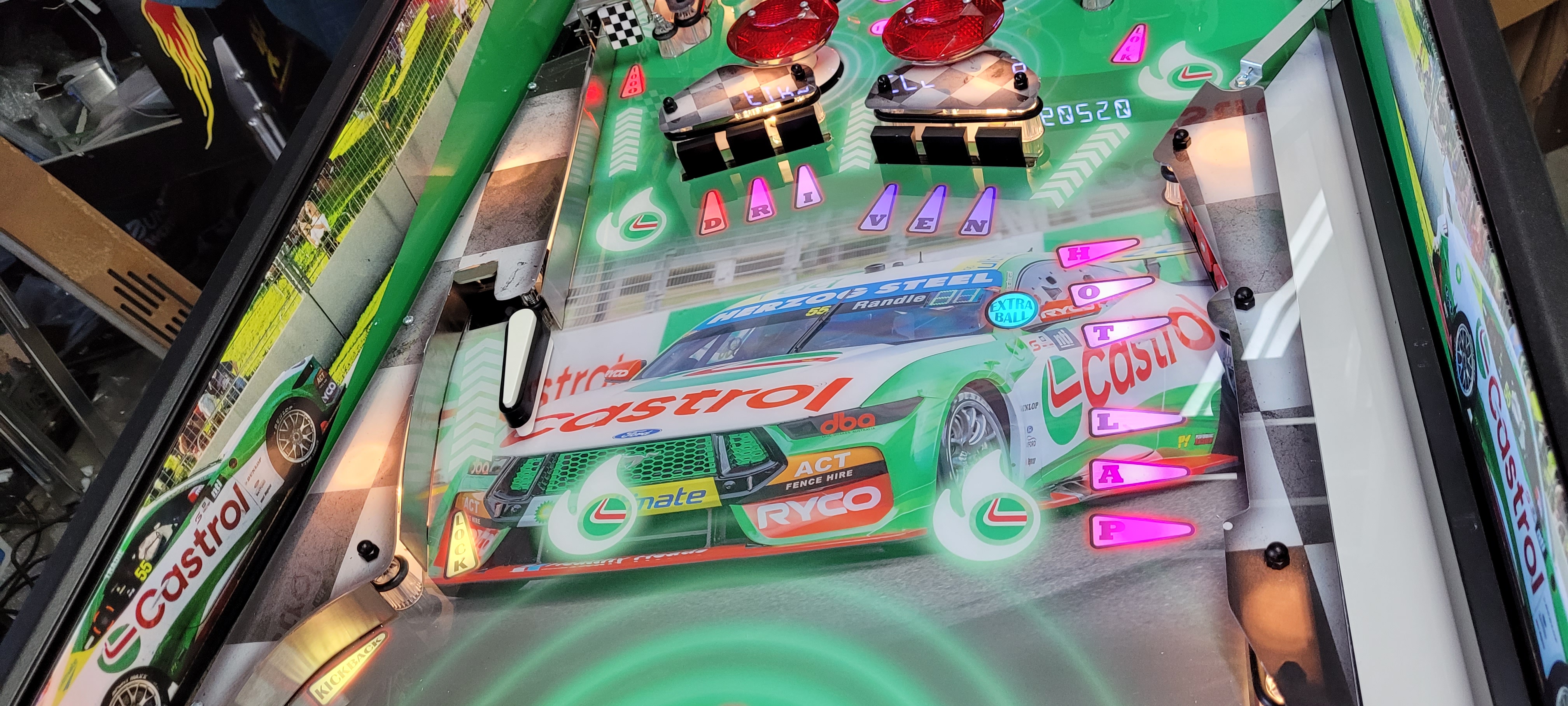 Castrol Custom Pinball