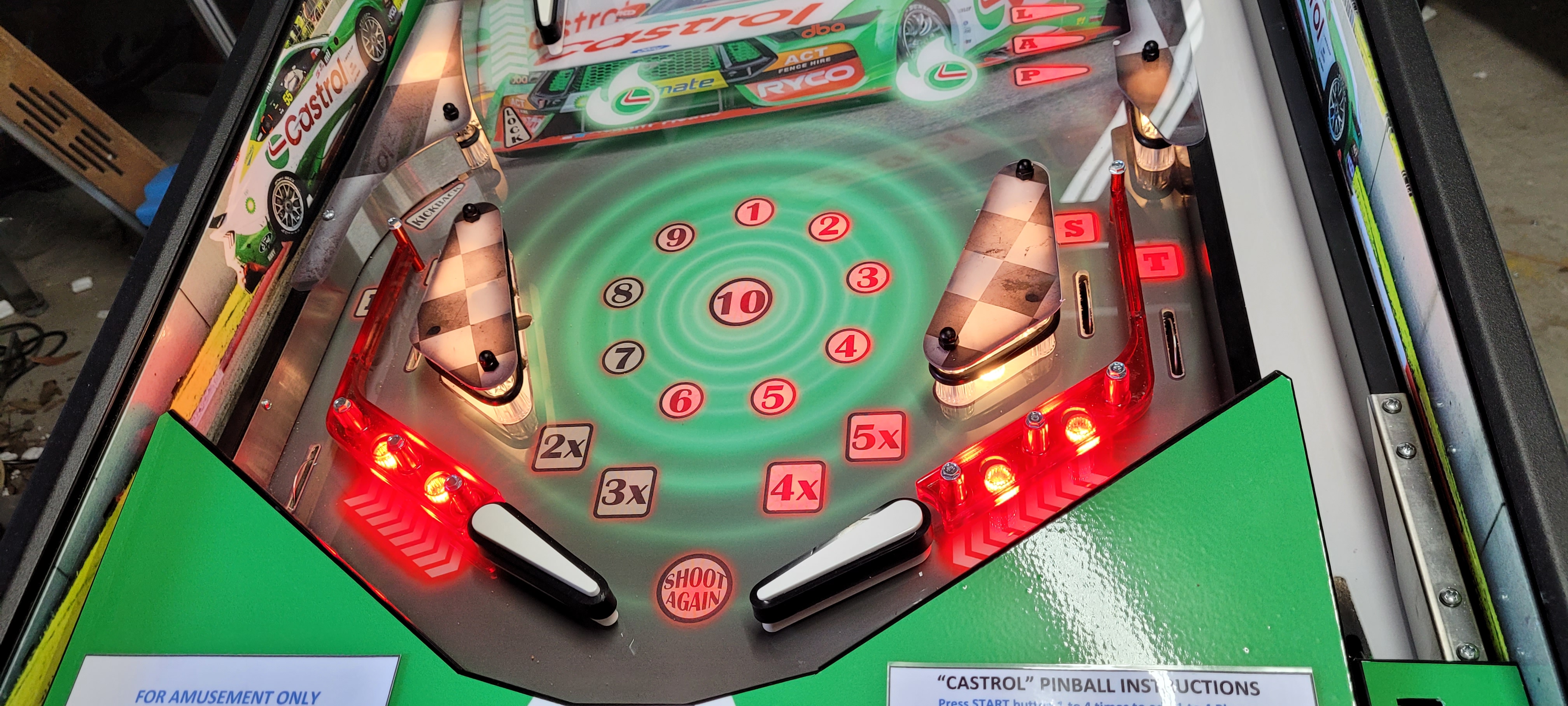 Castrol Custom Pinball
