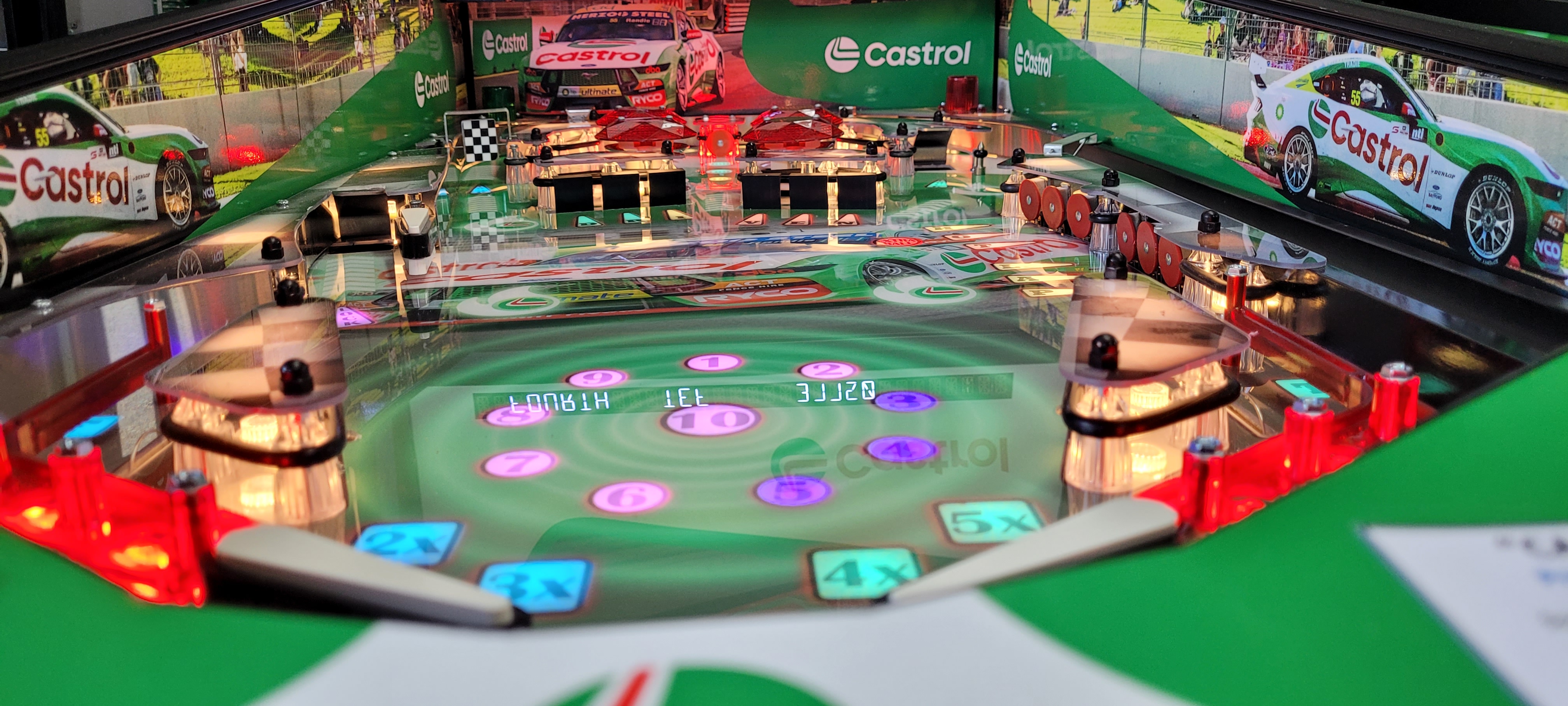Castrol Custom Pinball