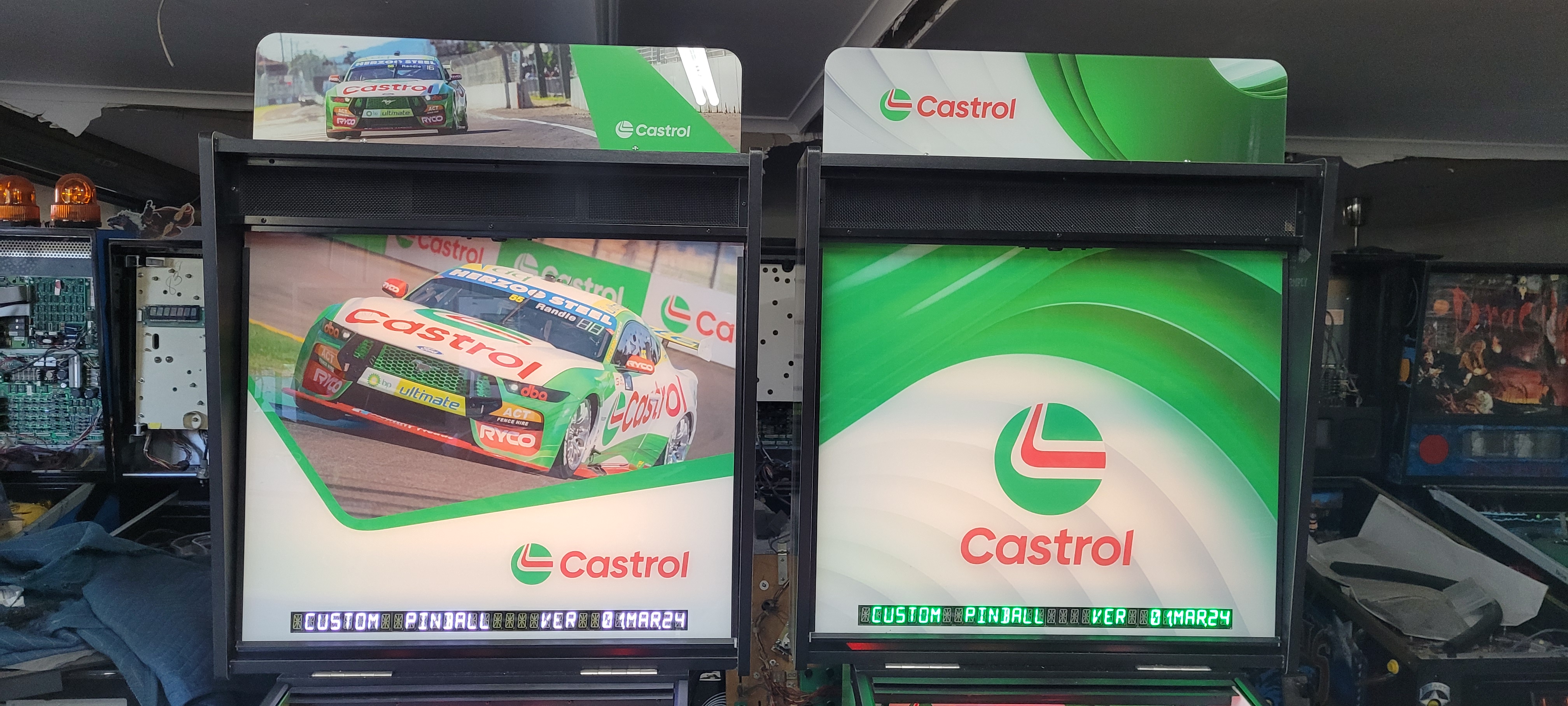 Castrol Custom Pinball