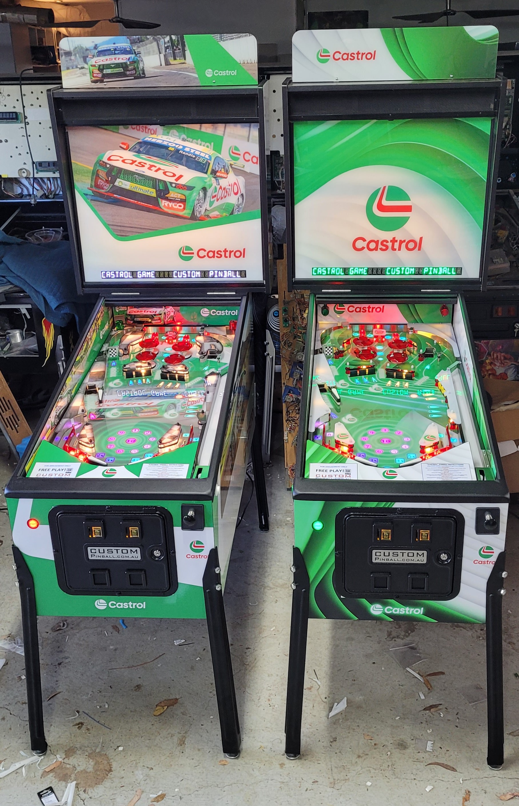 Castrol Custom Pinball