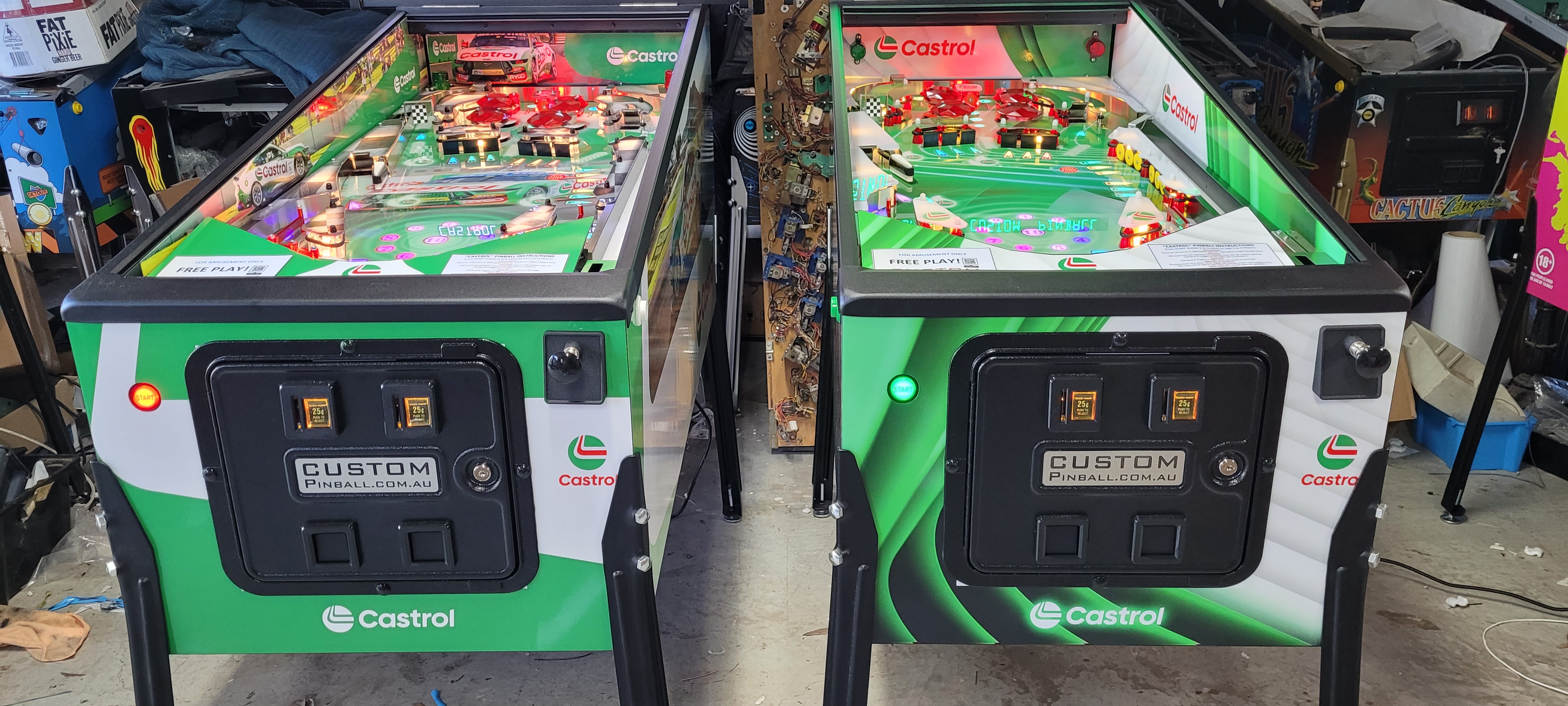 Castrol Custom Pinball