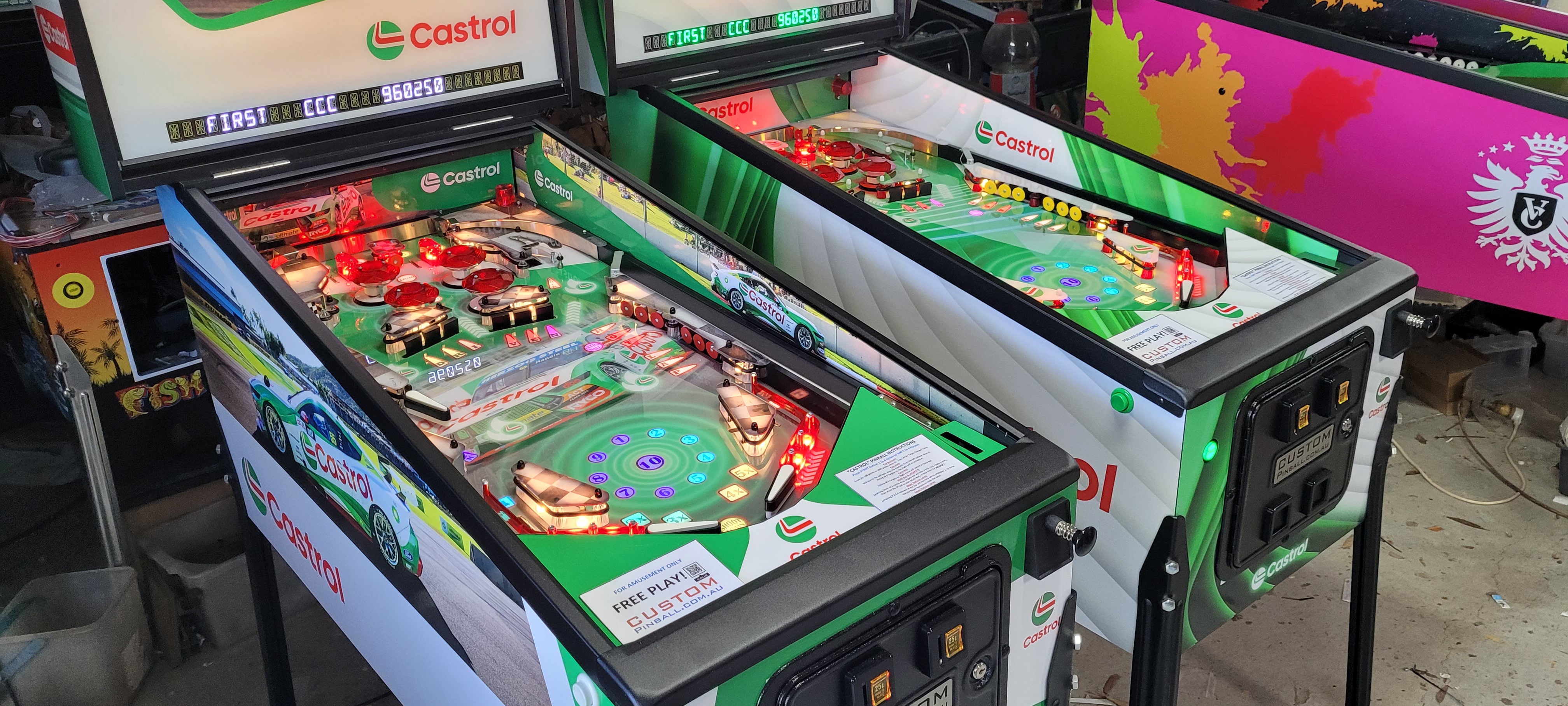Castrol Custom Pinball