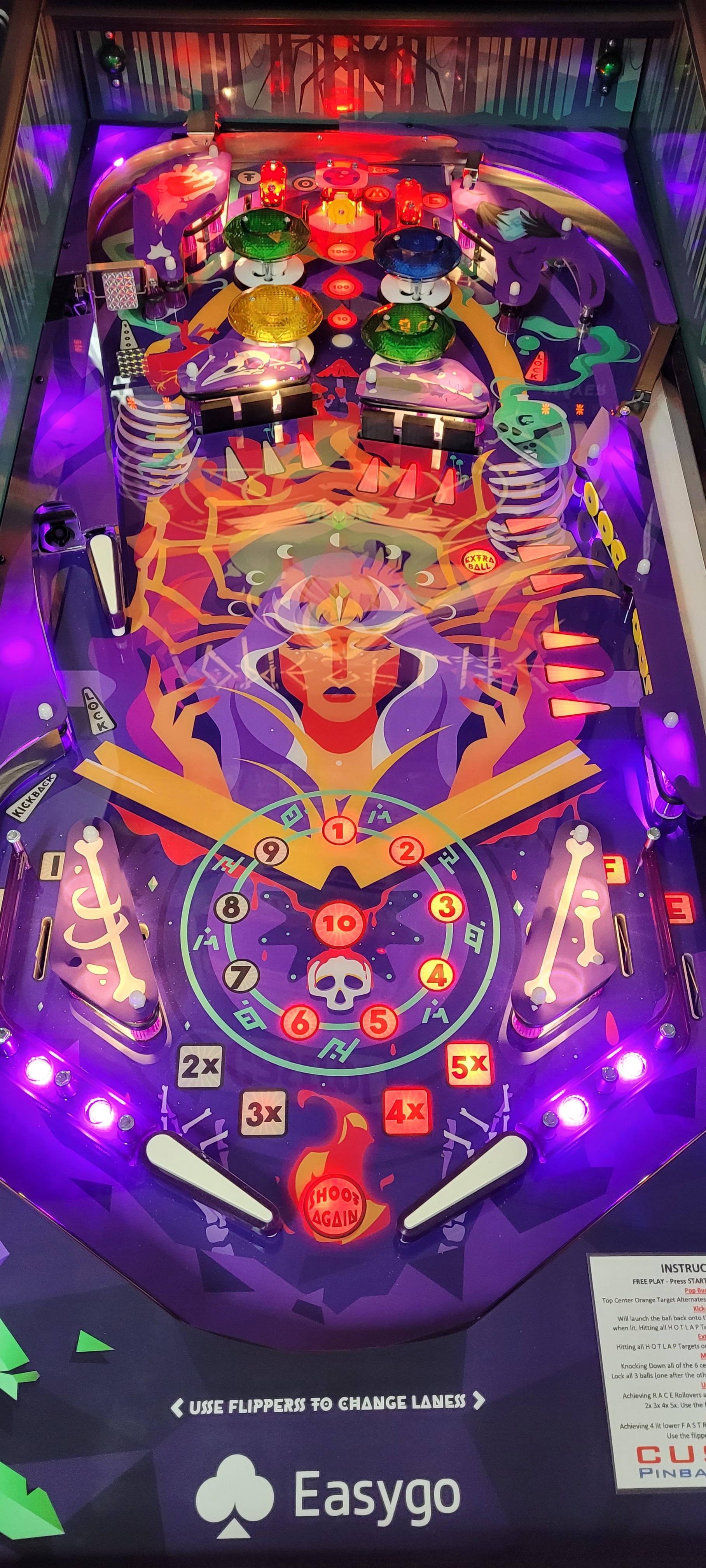 EasyGo Tome of Life Custom Pinball Game