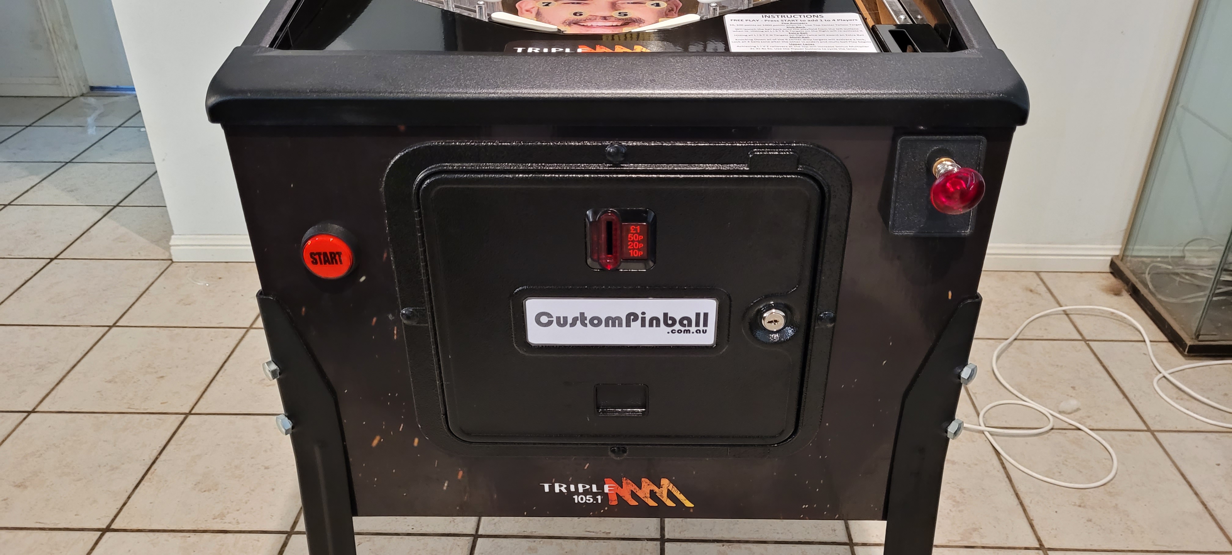 Triple M - Marty Sheargold Radio Show Custom Pinball