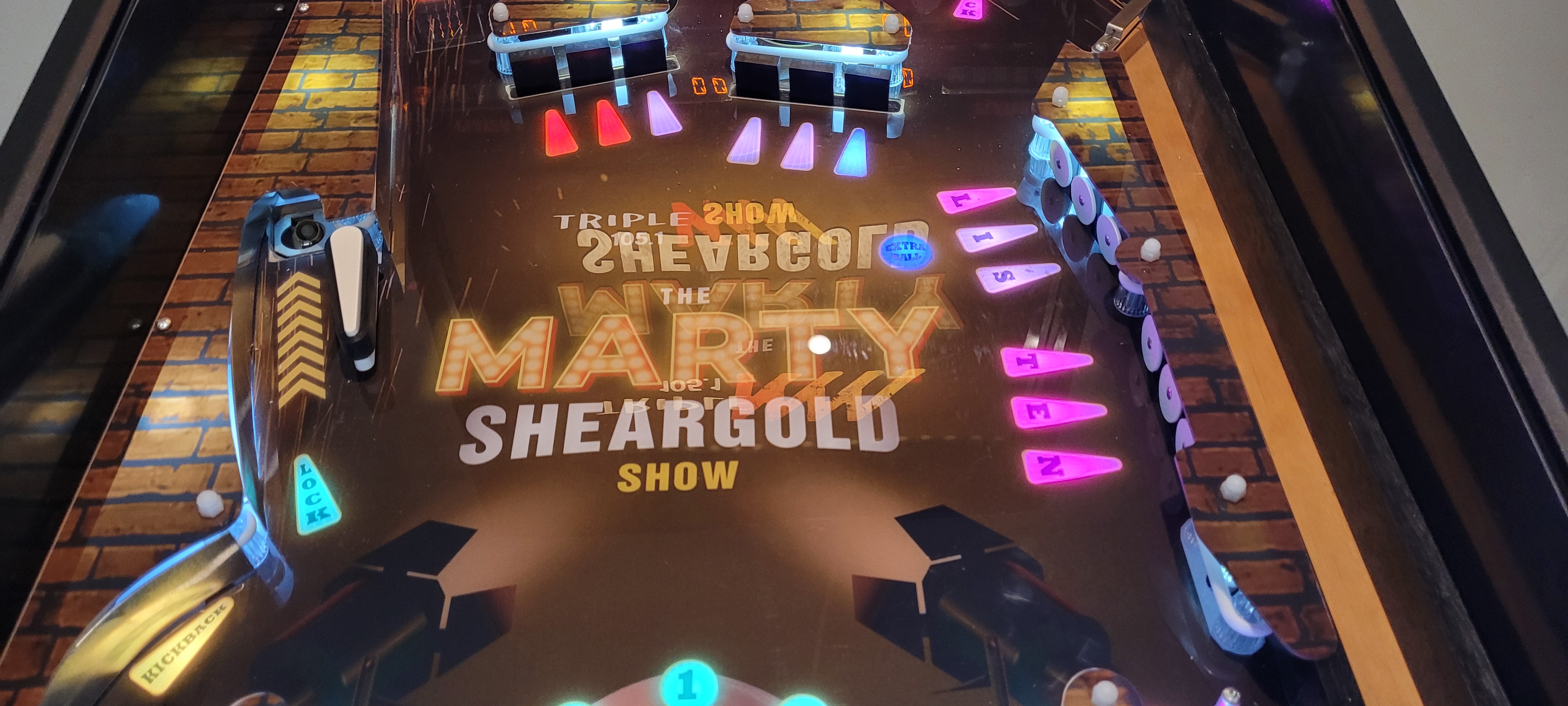 Triple M - Marty Sheargold Radio Show Custom Pinball