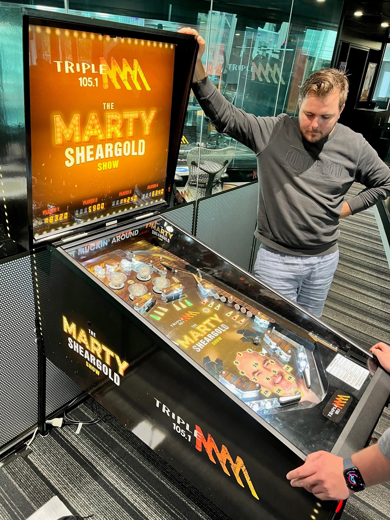Triple M - Marty Sheargold Radio Show Custom Pinball