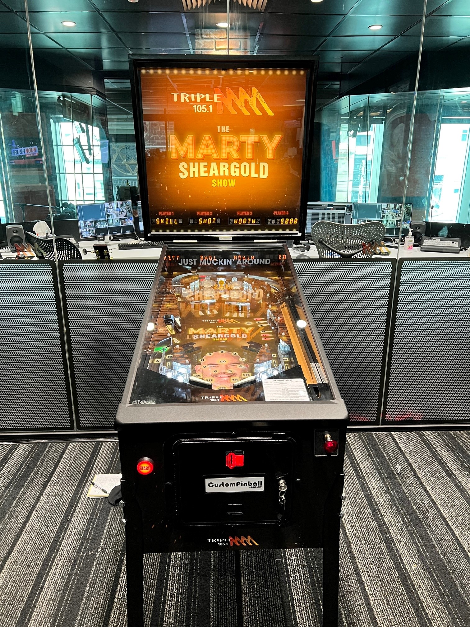 Triple M - Marty Sheargold Radio Show Custom Pinball
